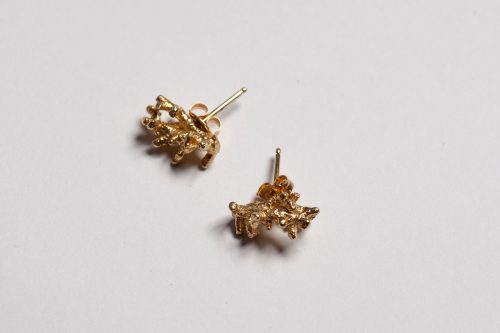 Small Coral Earrings