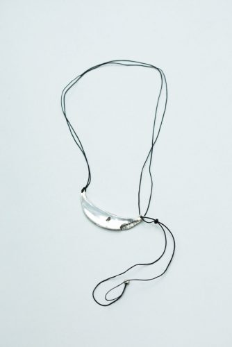 Adjustable Silver Monn Neklace