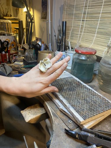 Free-form jewelry making workshop for mothers and daughters, mothers and sons, fathers and daughters, fathers and sons, best friends or couples."