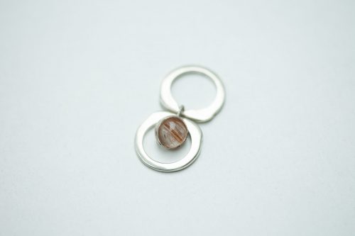 Double Rutile Quartz Ring