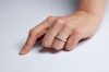 Crumpled wedding ring