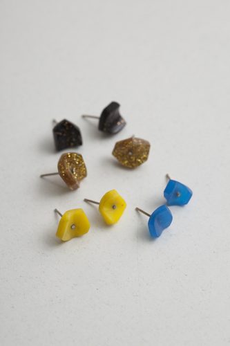 Mini plexi fülbevalók
