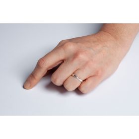 Twisted ribbon wedding ring