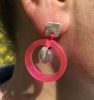 Pink Labradorite Earrings