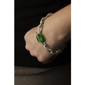 Handcuff Silver Bracelet